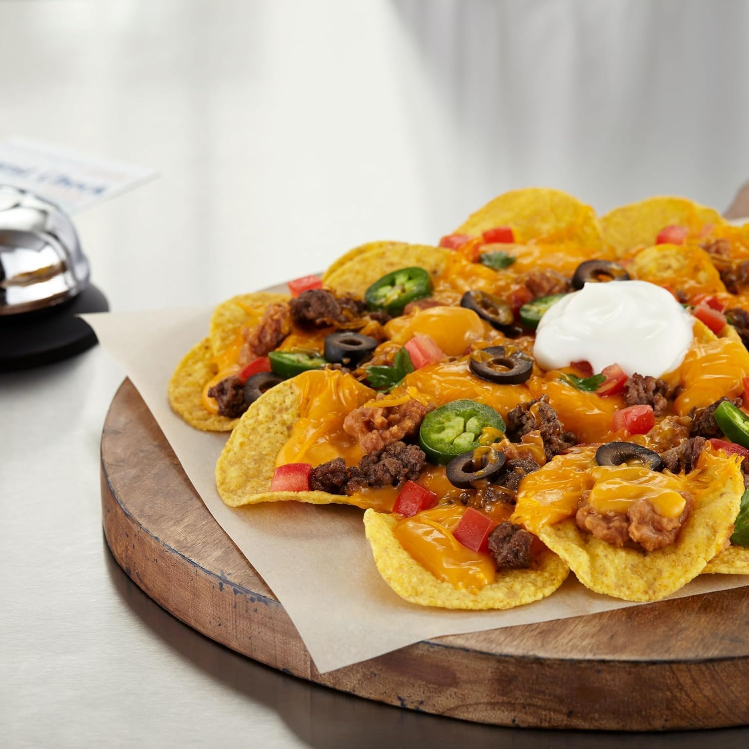Tostitos chip texture close-up showing crisp, crunchy bite