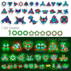 TOSY Magnet Pyramid spinner accessory detail showing added motion and connection points