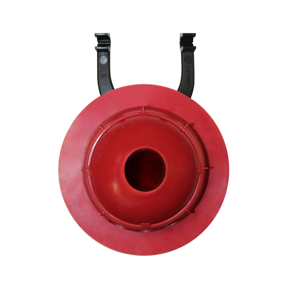 TOTO replacement flapper chain and hook detail for correct lever adjustment and lift