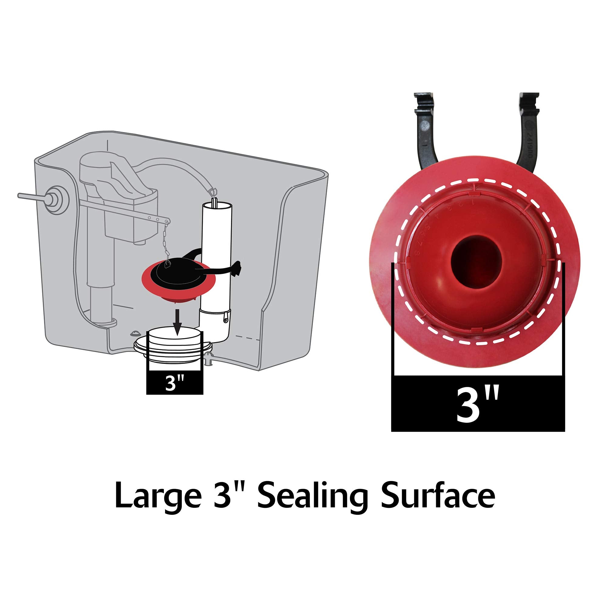 TOTO THU500S installed in a tank illustrating proper fit and restored flushing performance