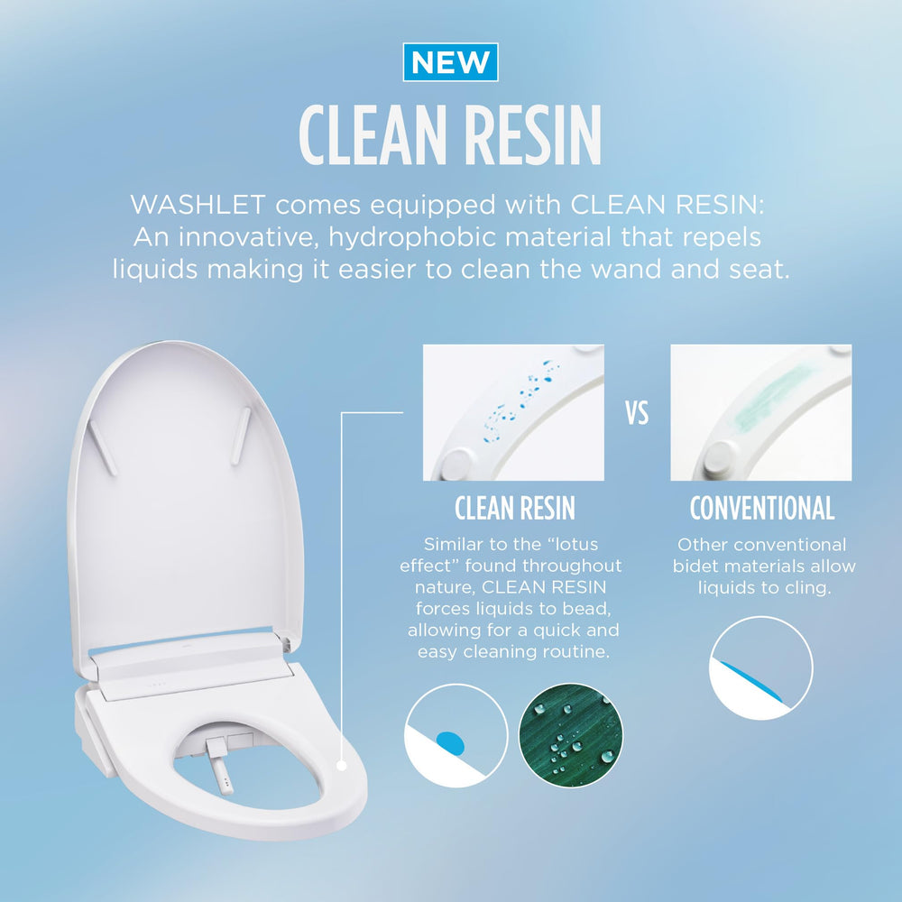 TOTO WASHLET S2 elongated seat profile for improved comfort and coverage
