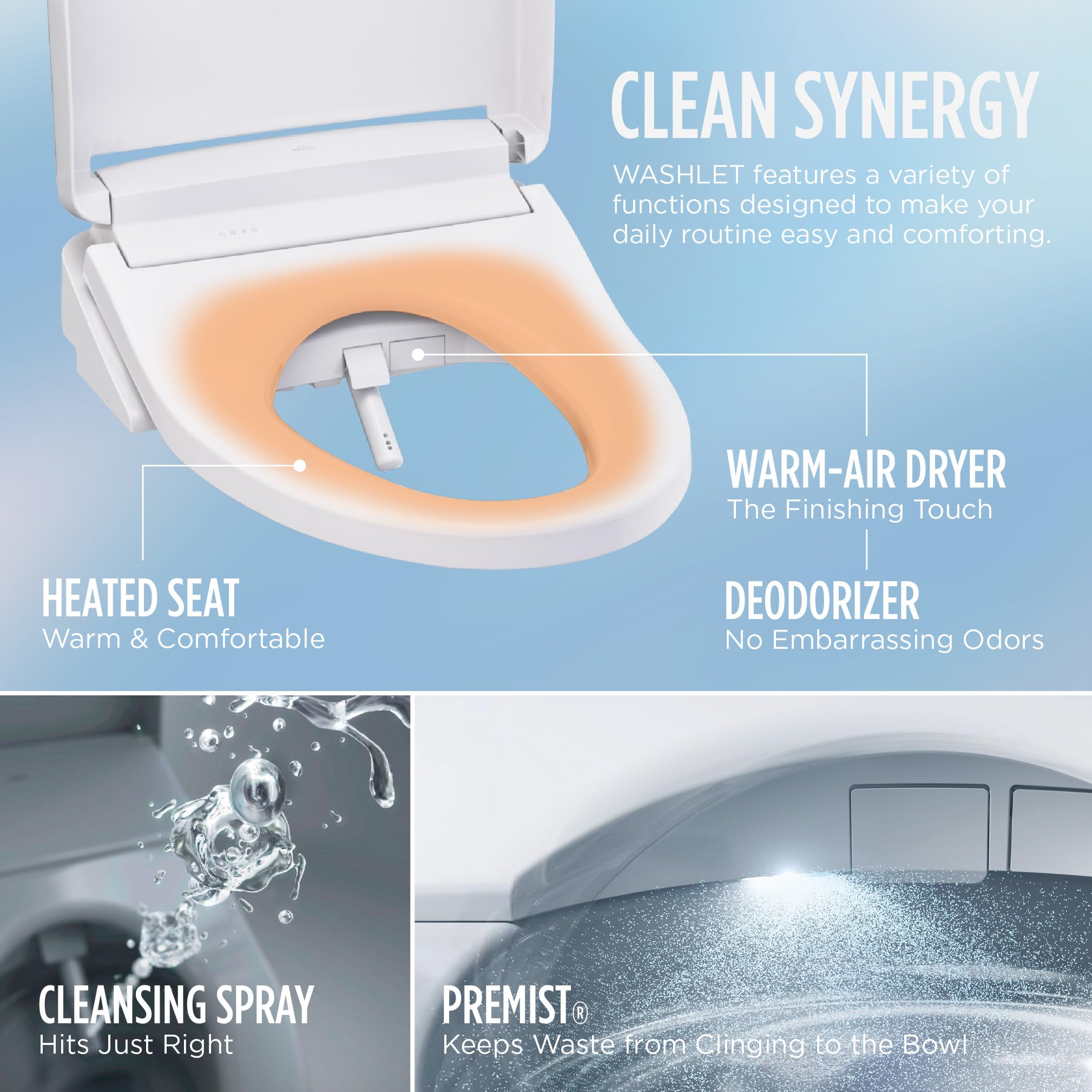TOTO WASHLET S2 side control panel with buttons for personalized comfort