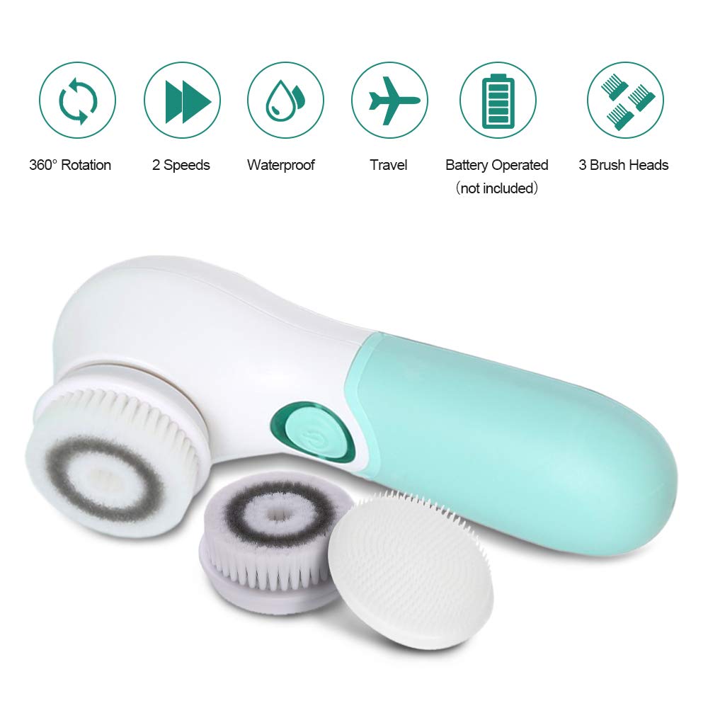 TOUCHBeauty being used in shower for convenient water-resistant facial cleansing