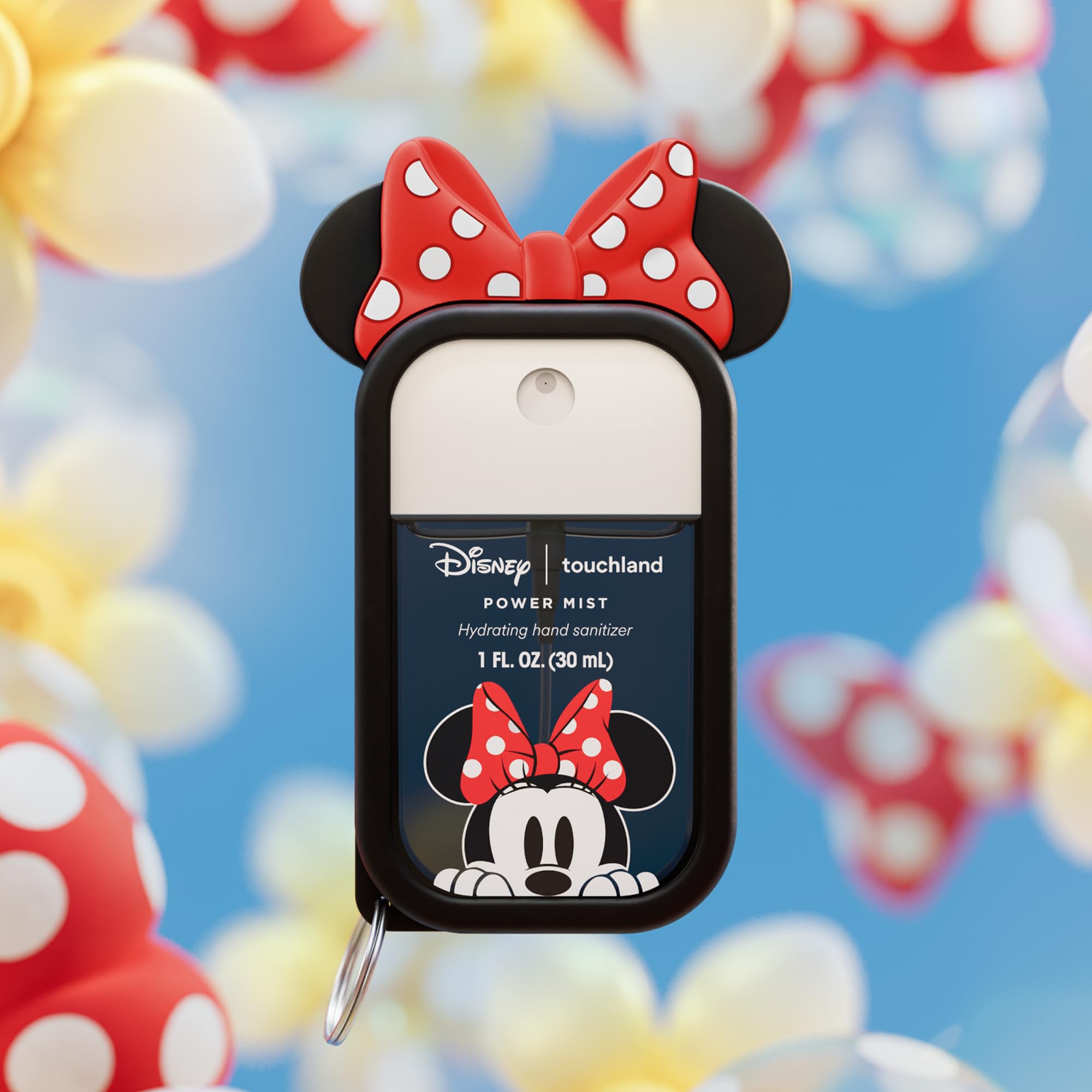 Touchland Minnie case close-up of bow detail adding collectible charm and protection