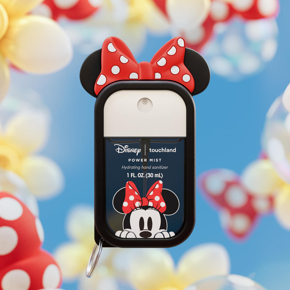 Touchland Minnie case close-up of bow detail adding collectible charm and protection