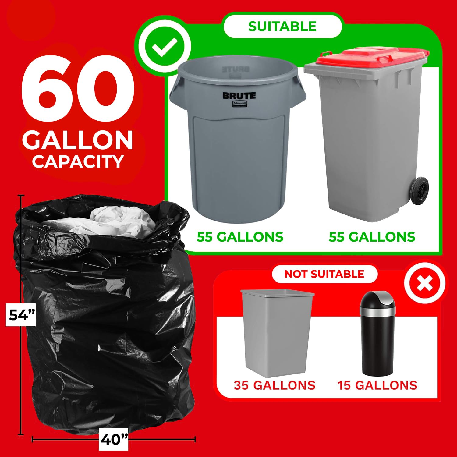 ToughBag close up of plastic thickness highlighting puncture resistance