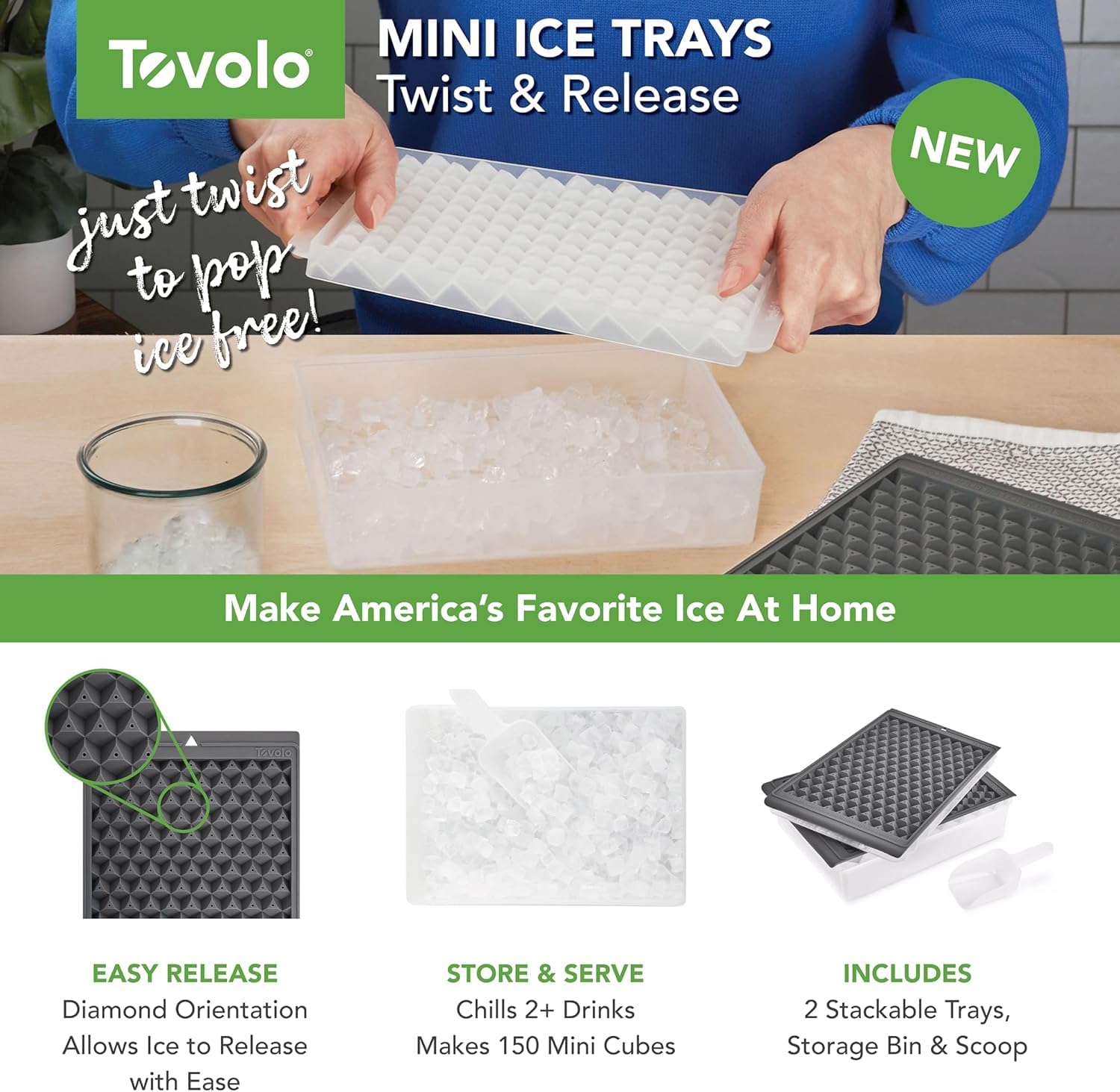 Tovolo close-up of silicone texture demonstrating flexibility and durability