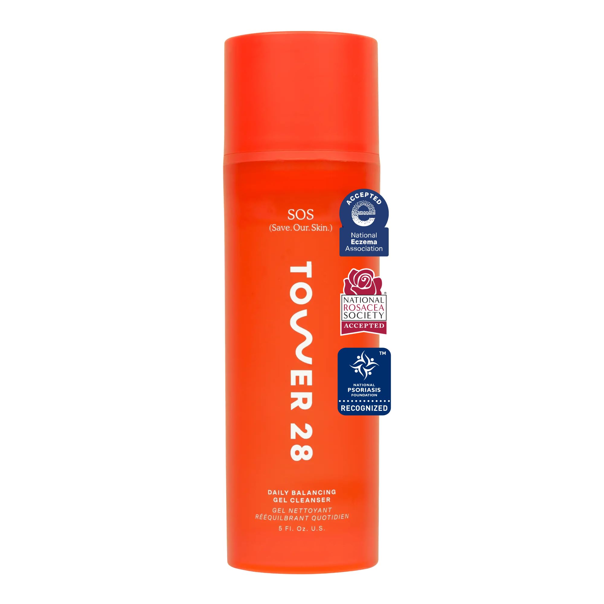 Tower 28 front bottle showing clean label and 5 oz size, reassuring clarity