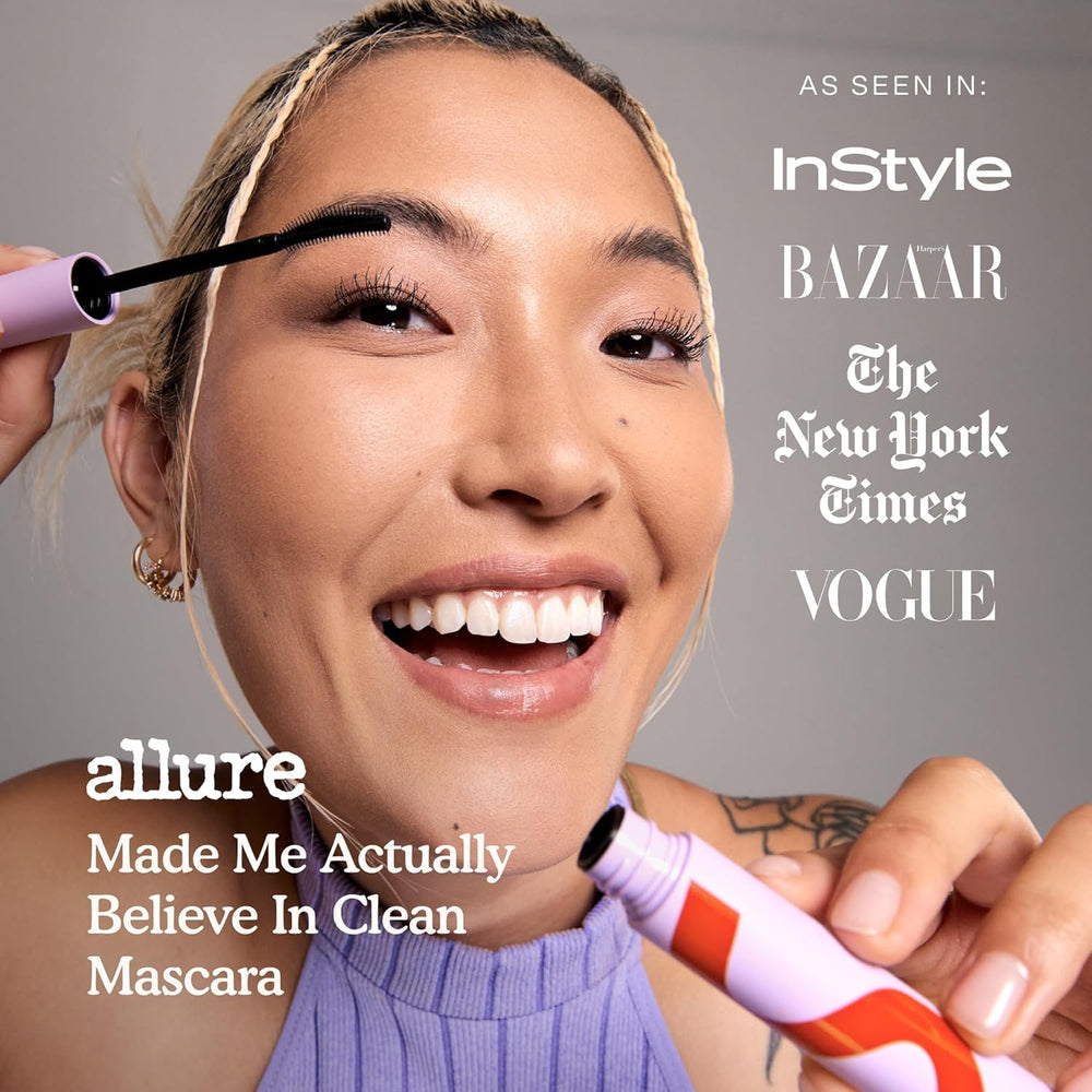 Tower 28 mascara texture bead indicating smooth, clump-free benefit