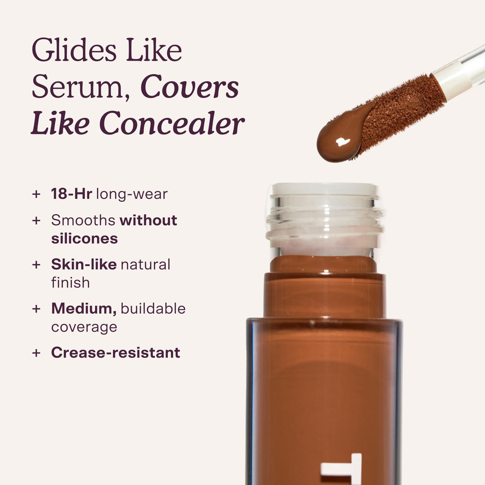 Tower 28 bottle label for shade 7.0 KTOWN clearly visible for neutral tone