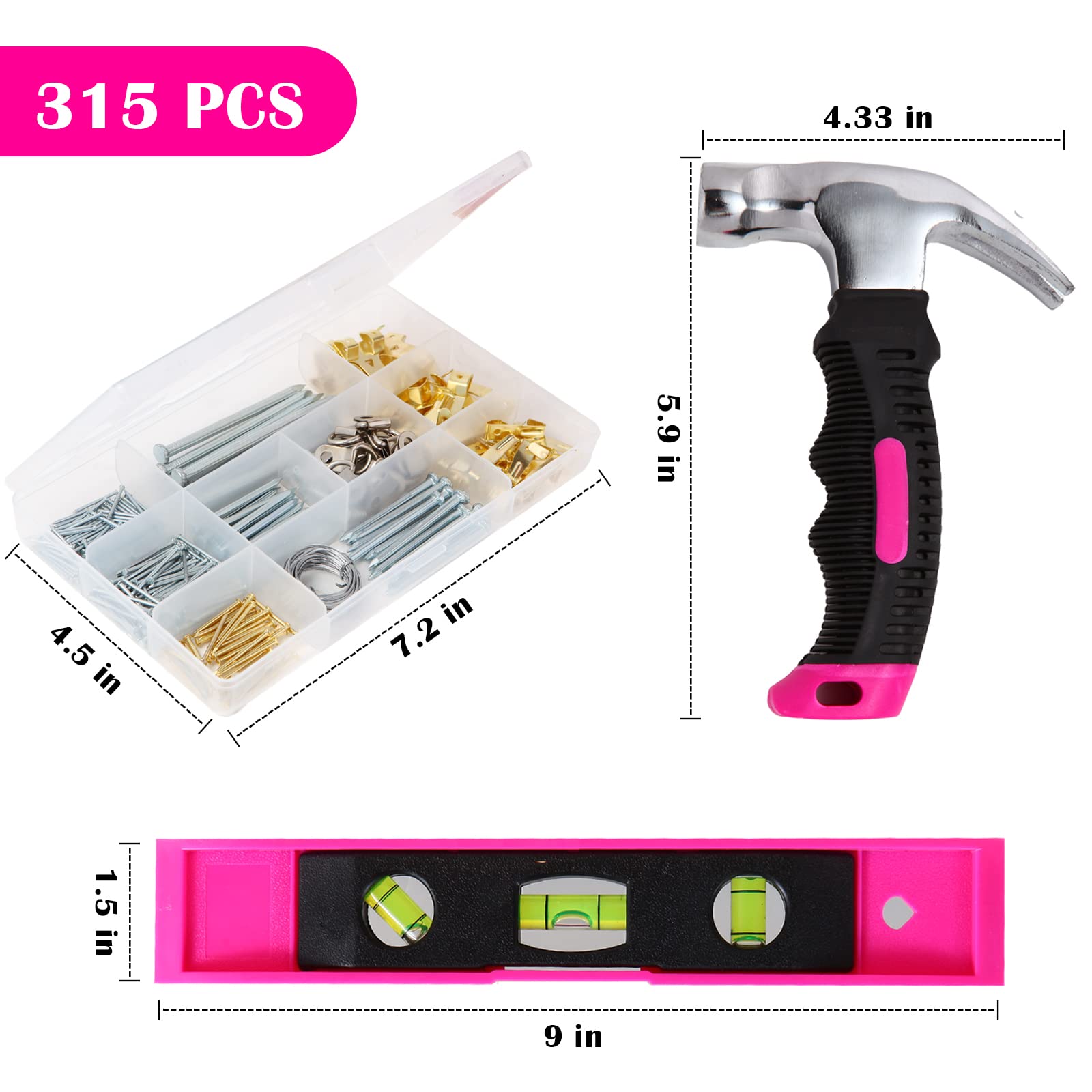 TOYIEW kit next to a hand to show compact size and portable convenience