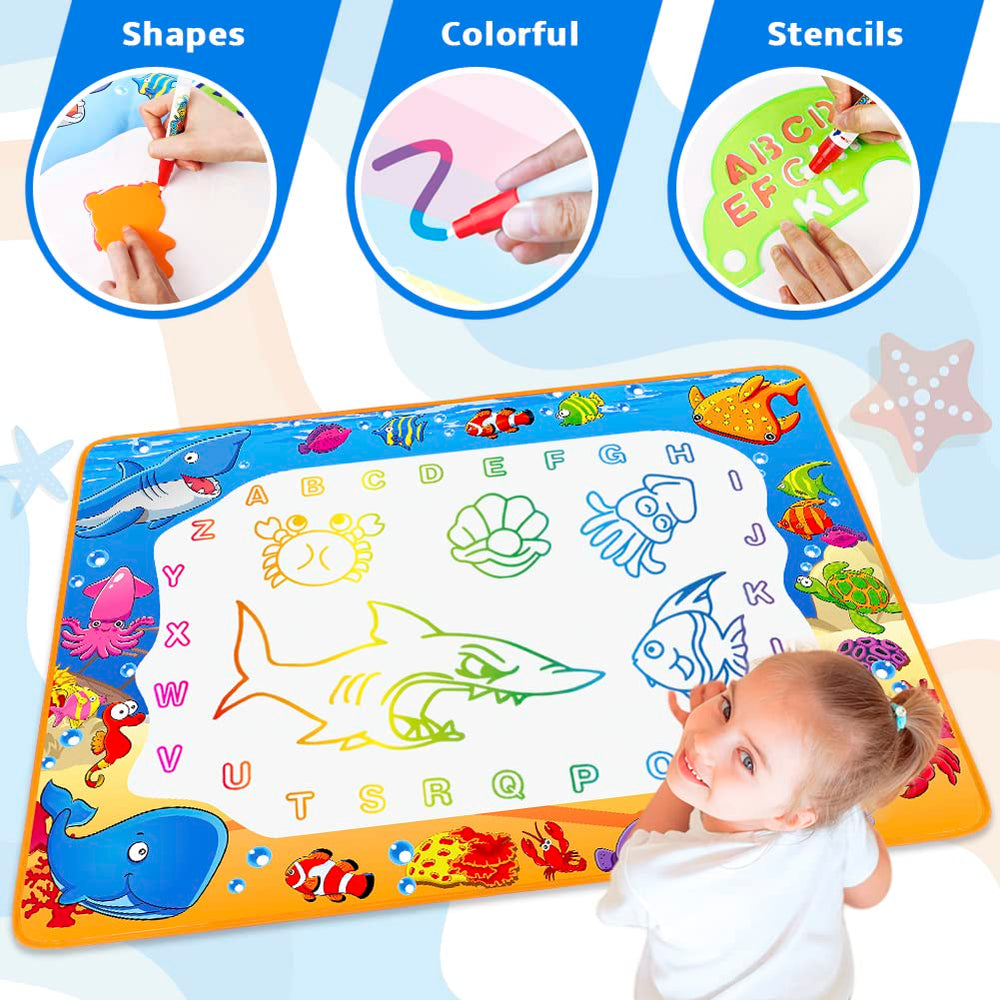 Toyk mat next to toy blocks for size comparison helping buyers visualize scale