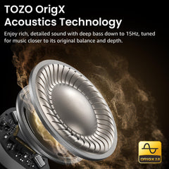 TOZO NC9 earbuds worn in ear demonstrating comfortable fit for long use