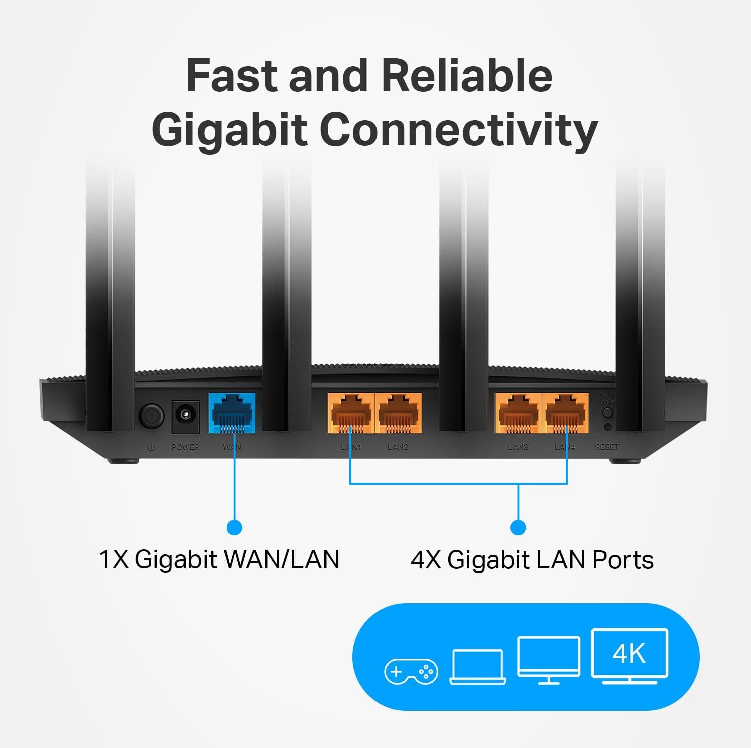 TP‑Link Archer A6 in living room providing stable streaming for family entertainment