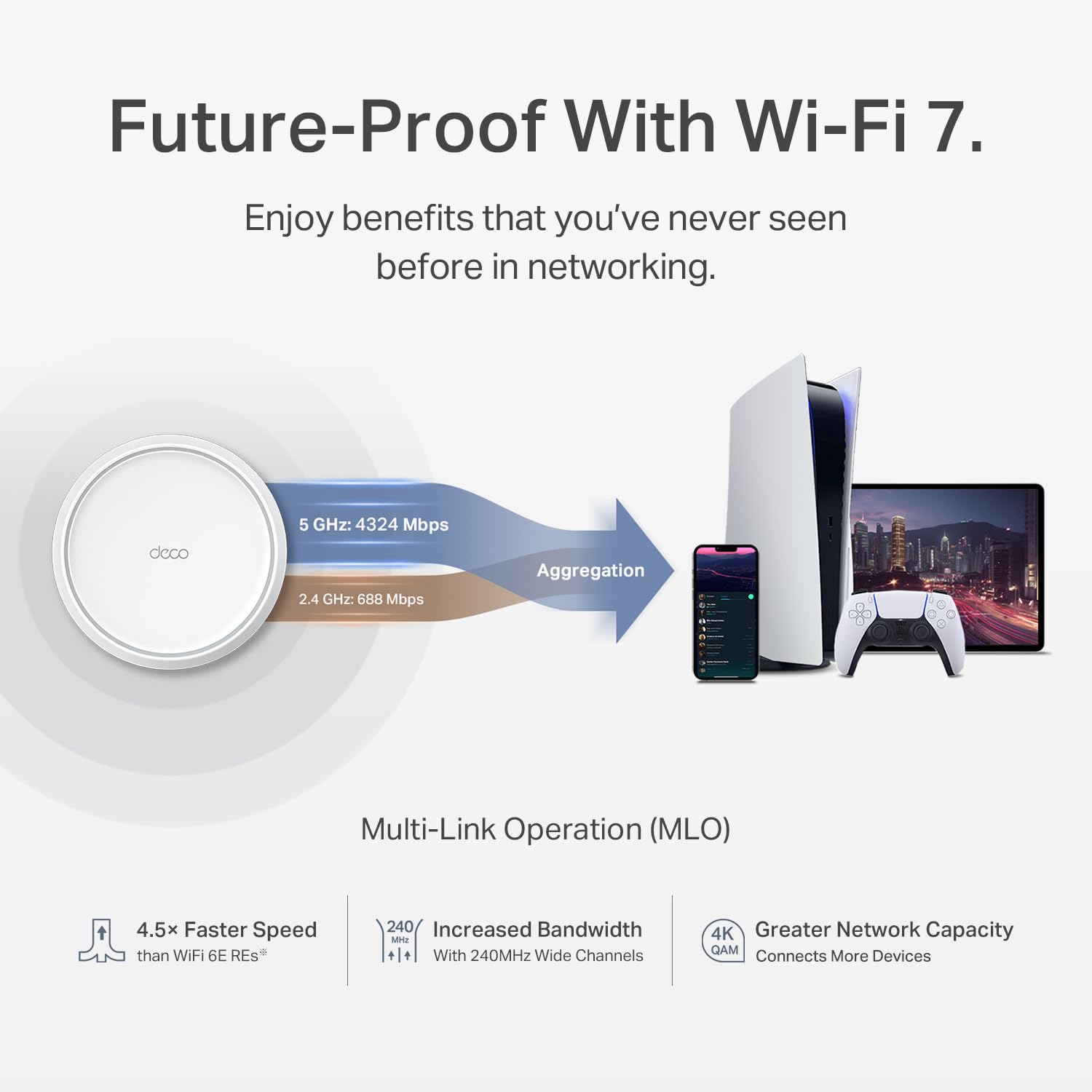 TP‑Link Deco BE25 mesh setup lifestyle demonstrating seamless coverage and reliable streaming