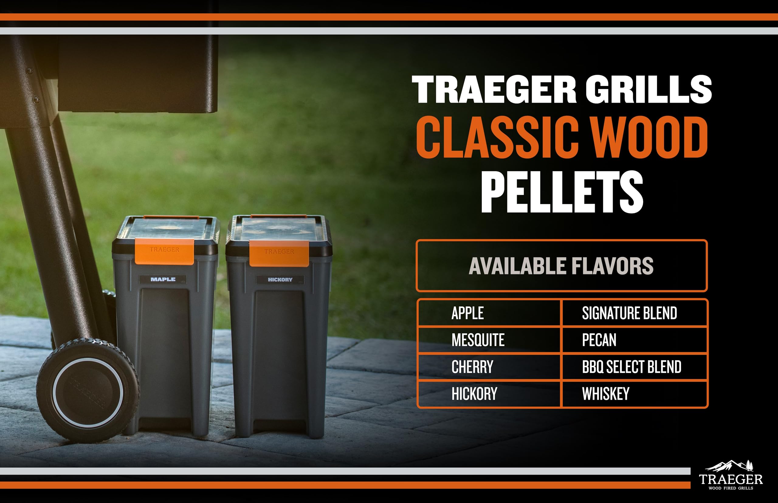 Traeger flavor stickers and blank labels for easy pellet identification