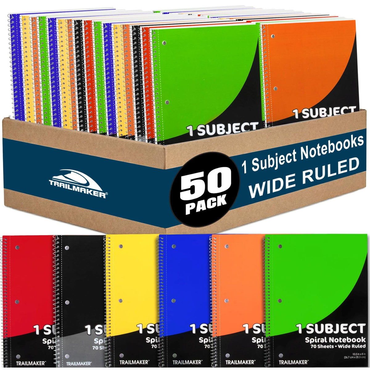 Trail maker front cover assortment showing colors and durable design benefit
