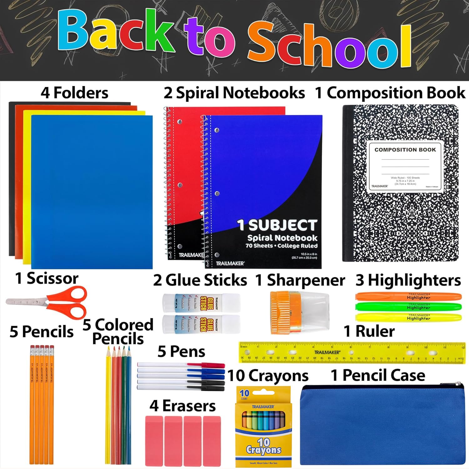 Trail maker zipper pencil case close-up showing durable canvas and organized storage