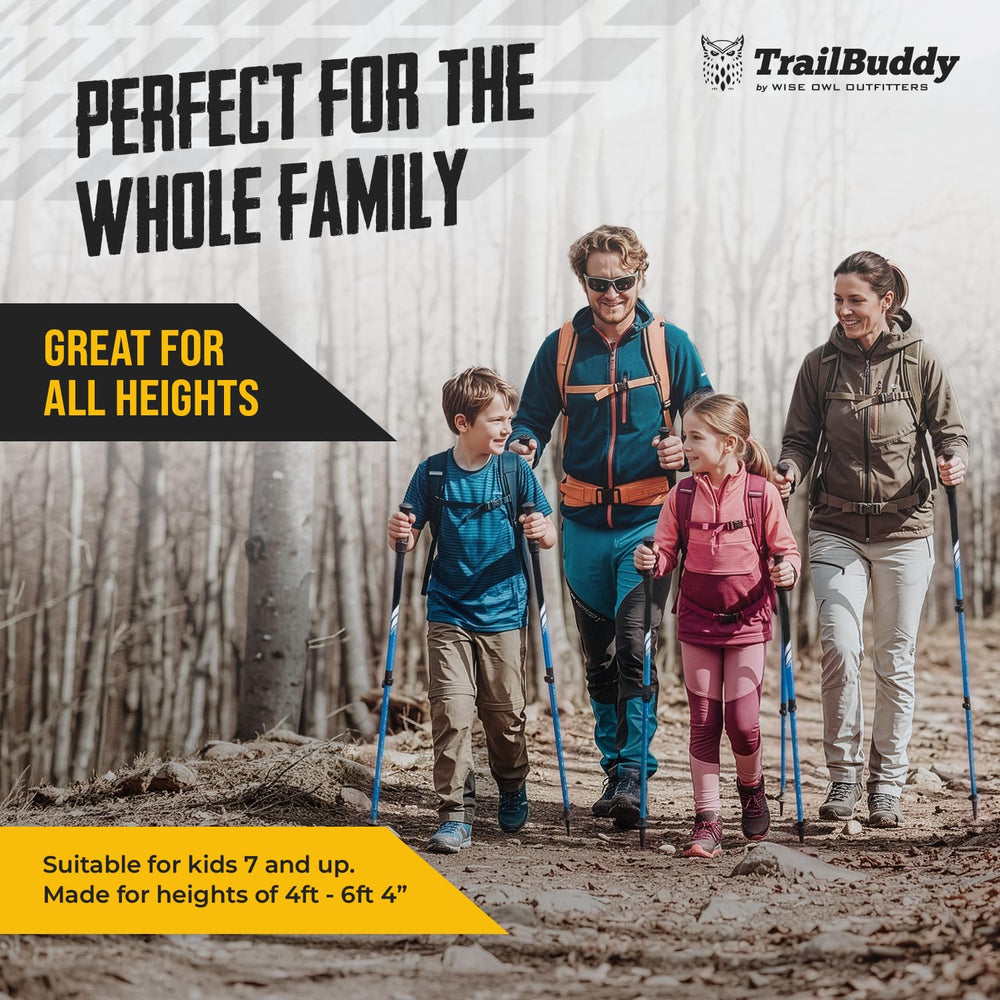 TrailBuddy multiple colorways laid out to match personal style