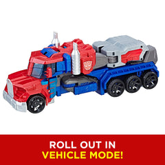 Transformers Optimus Prime converted truck mode demonstrating compact vehicle benefit