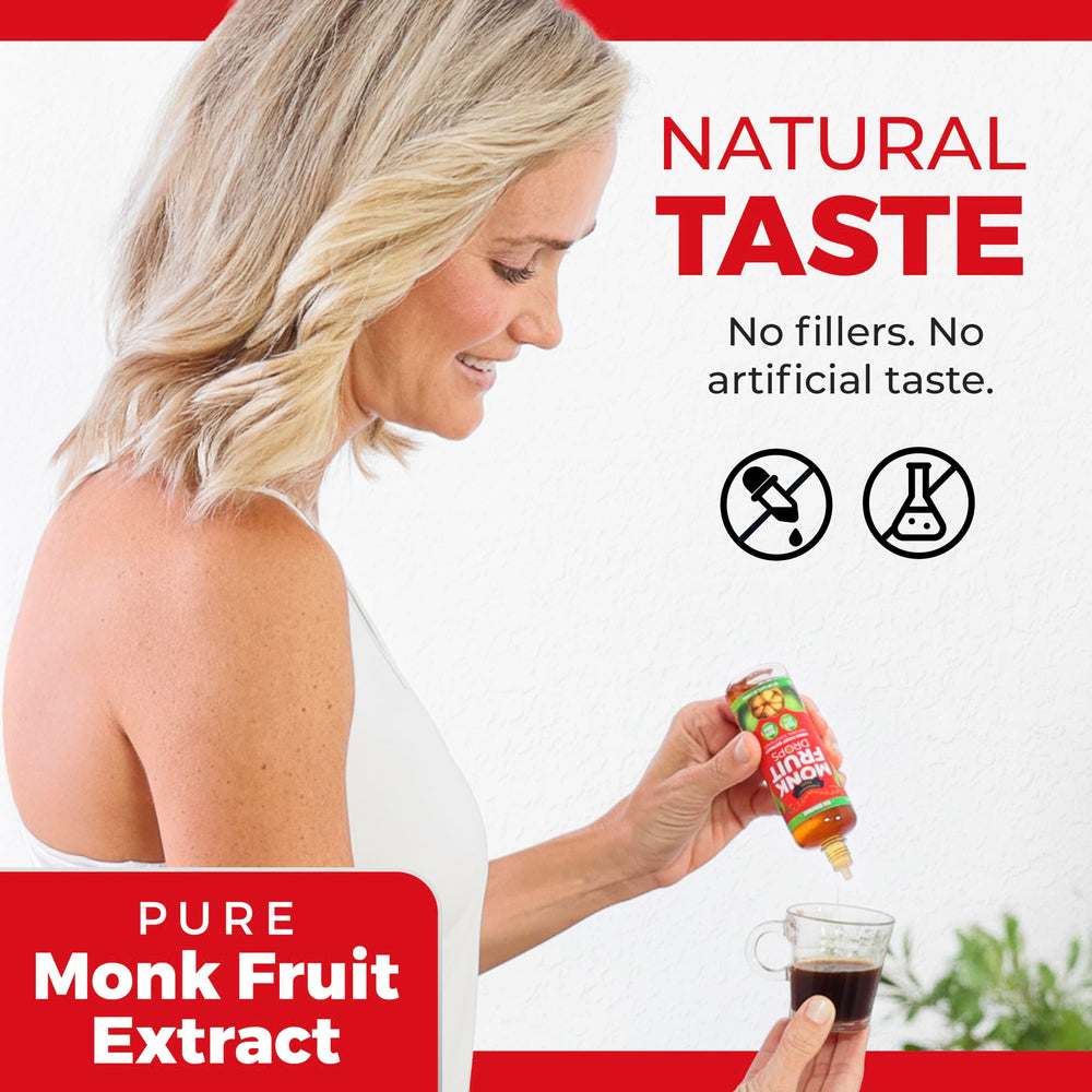 Transparency Foods close-up dropper dispensing precise liquid sweetener drops