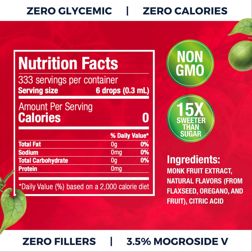 Transparency Foods monk fruit and natural flavor extracts showing source freshness