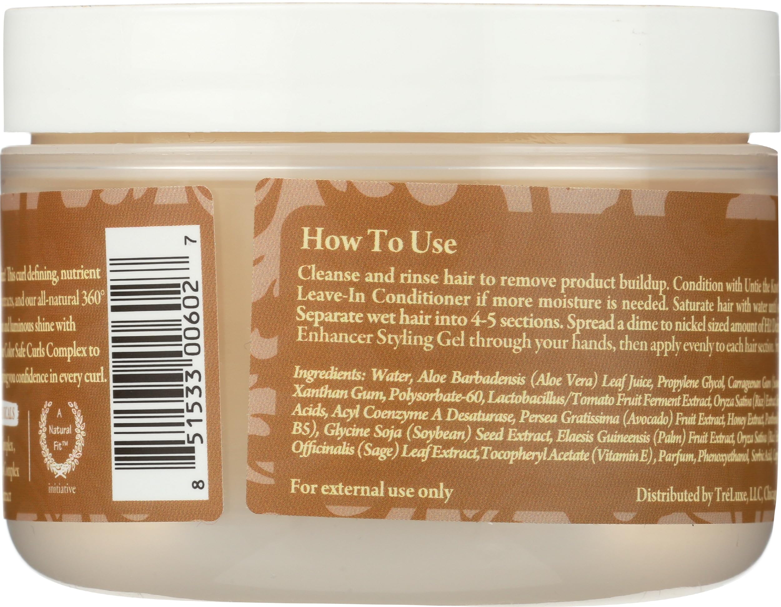 Treluxe gel texture close-up illustrating smooth consistency for even spread