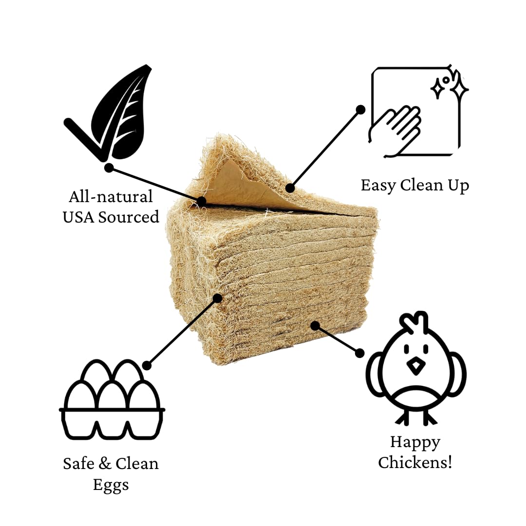 Trendiees pad under hens providing cushioned comfort and reduced cracks