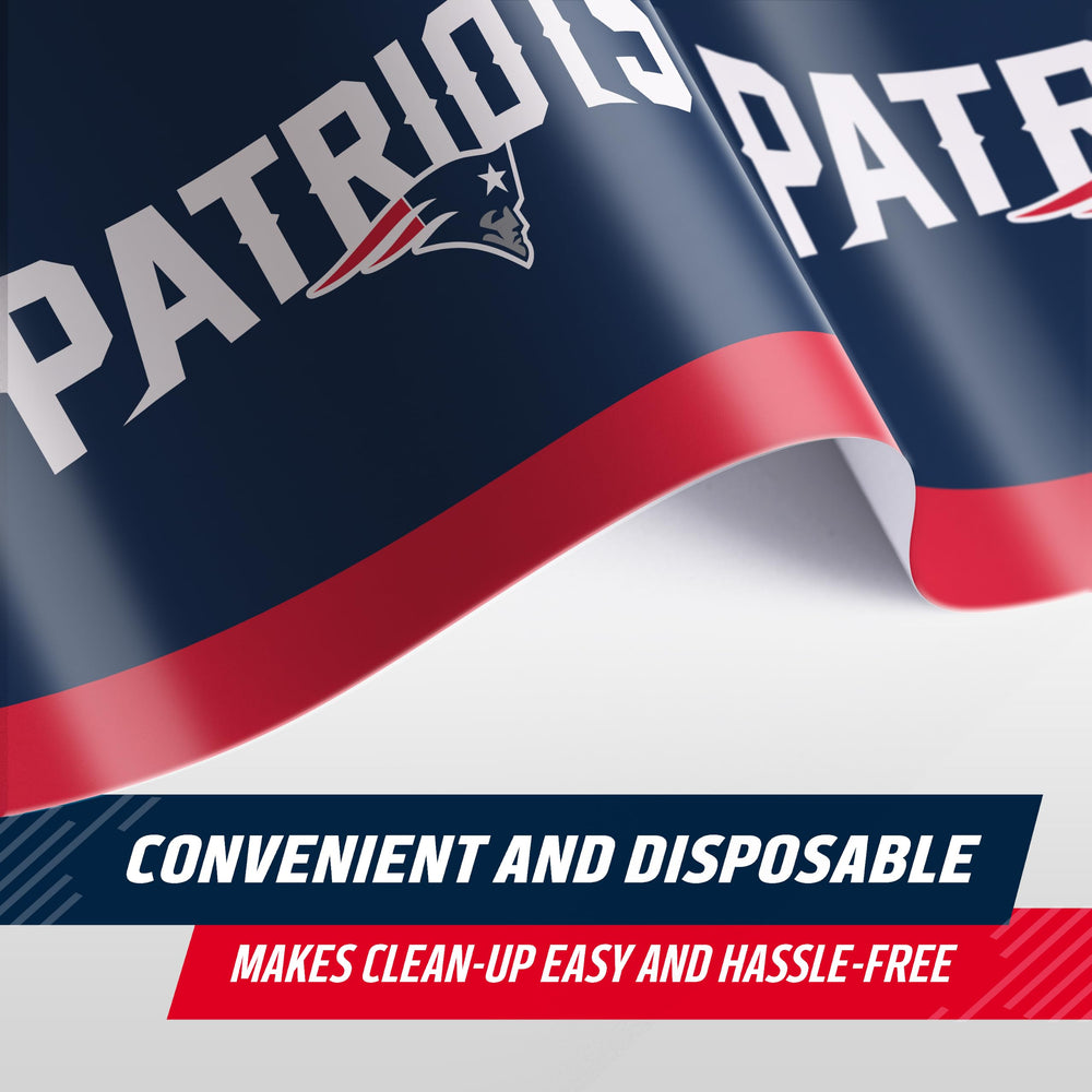 Trendware close-up of Patriots print detail highlighting durable finish