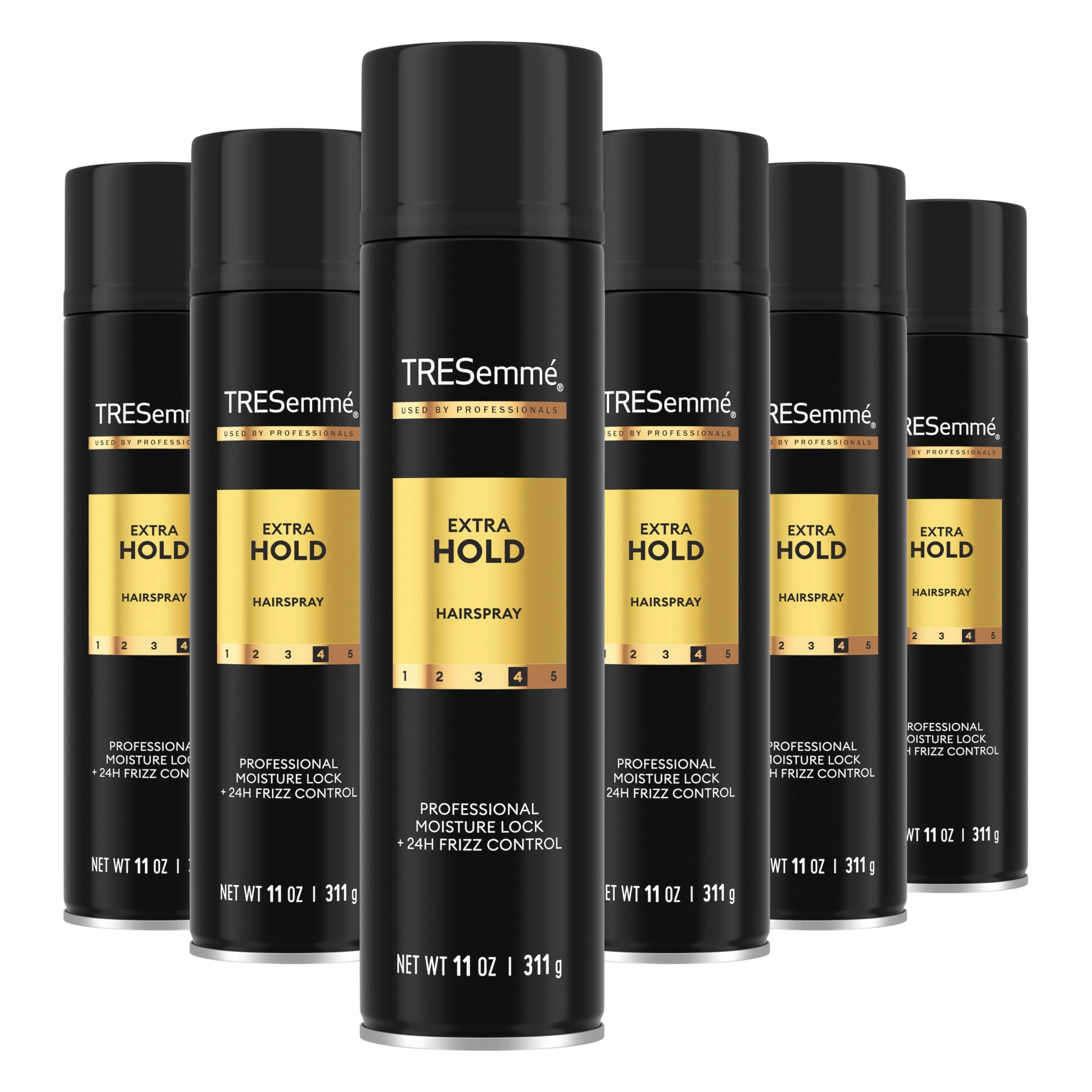 TRESemmé front packaging showing product name and hold benefits