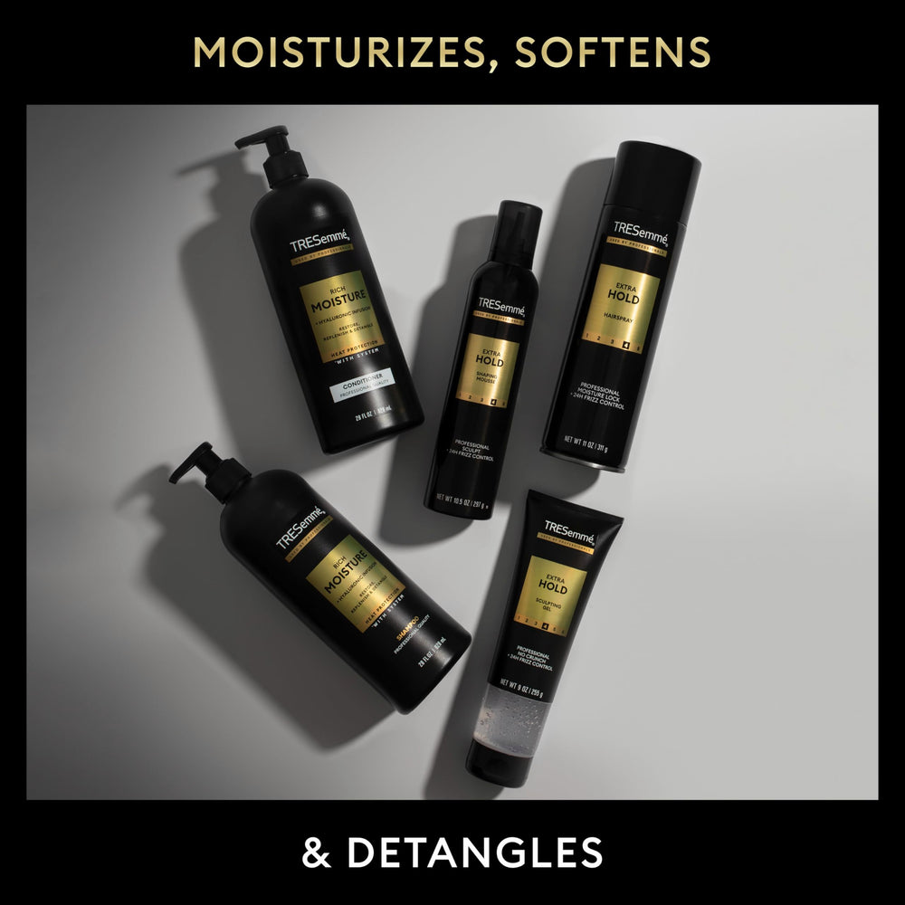 TRESemmé used on event hair showing frizz control and polish