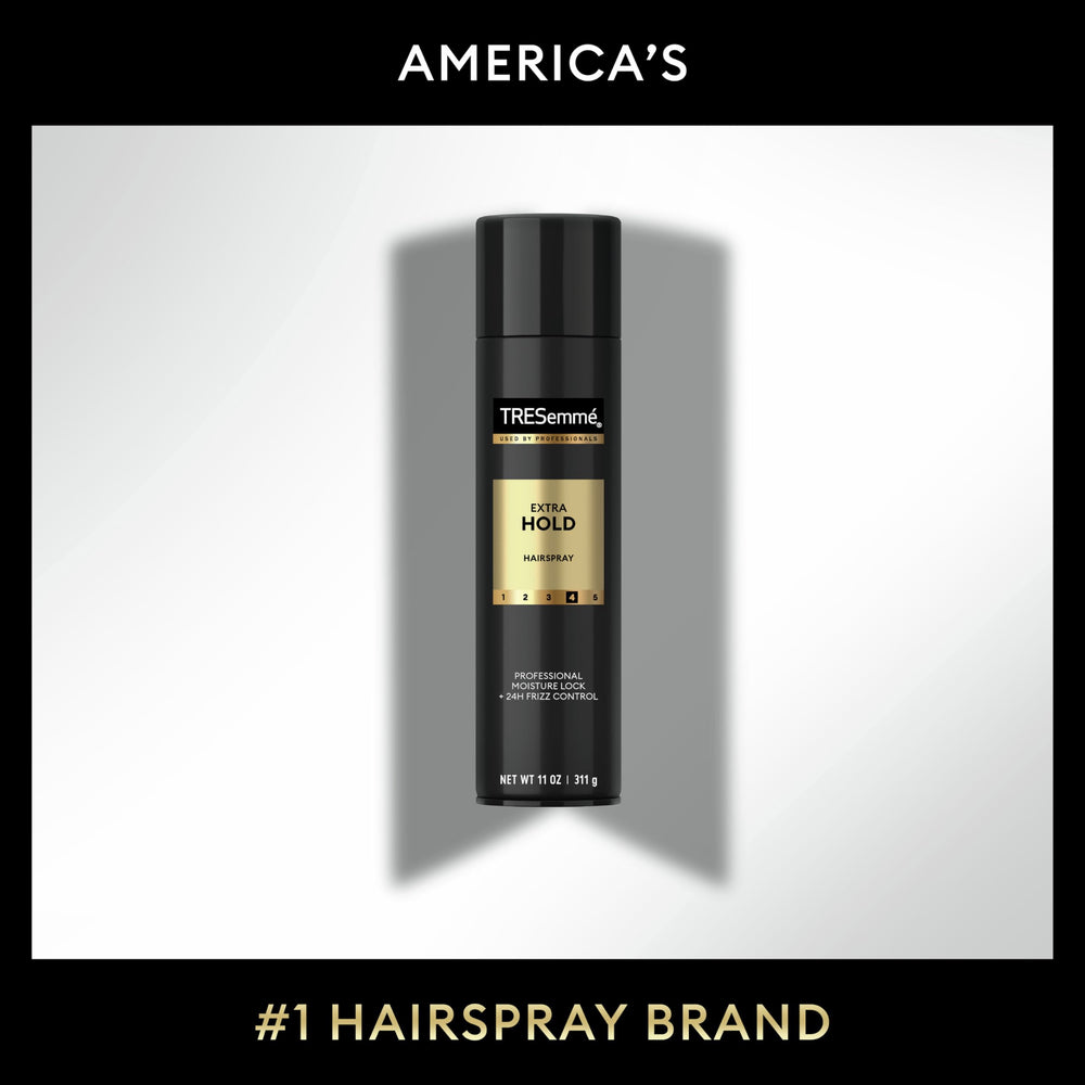 TRESemmé fine mist texture demonstrating quick drying and hold