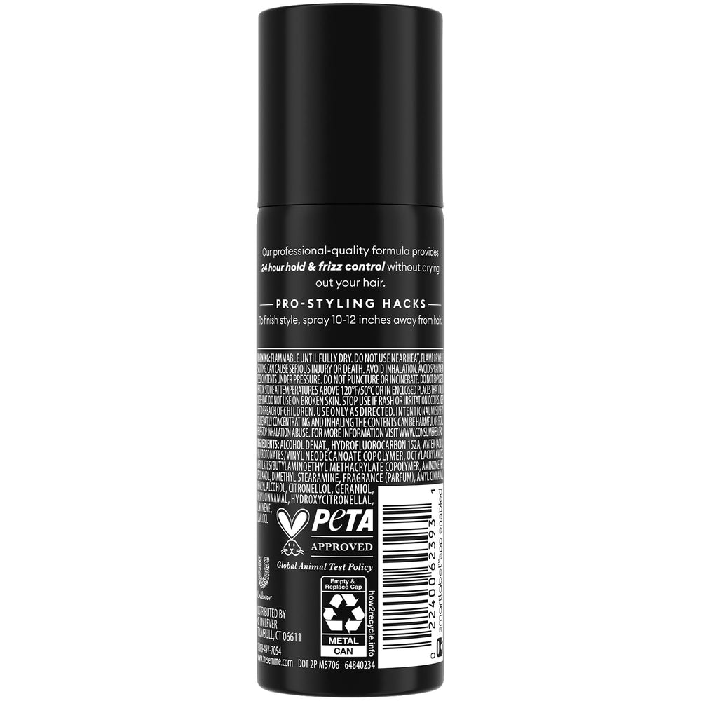 TRESemmé side label detail highlighting Pro Lock Tech and product info