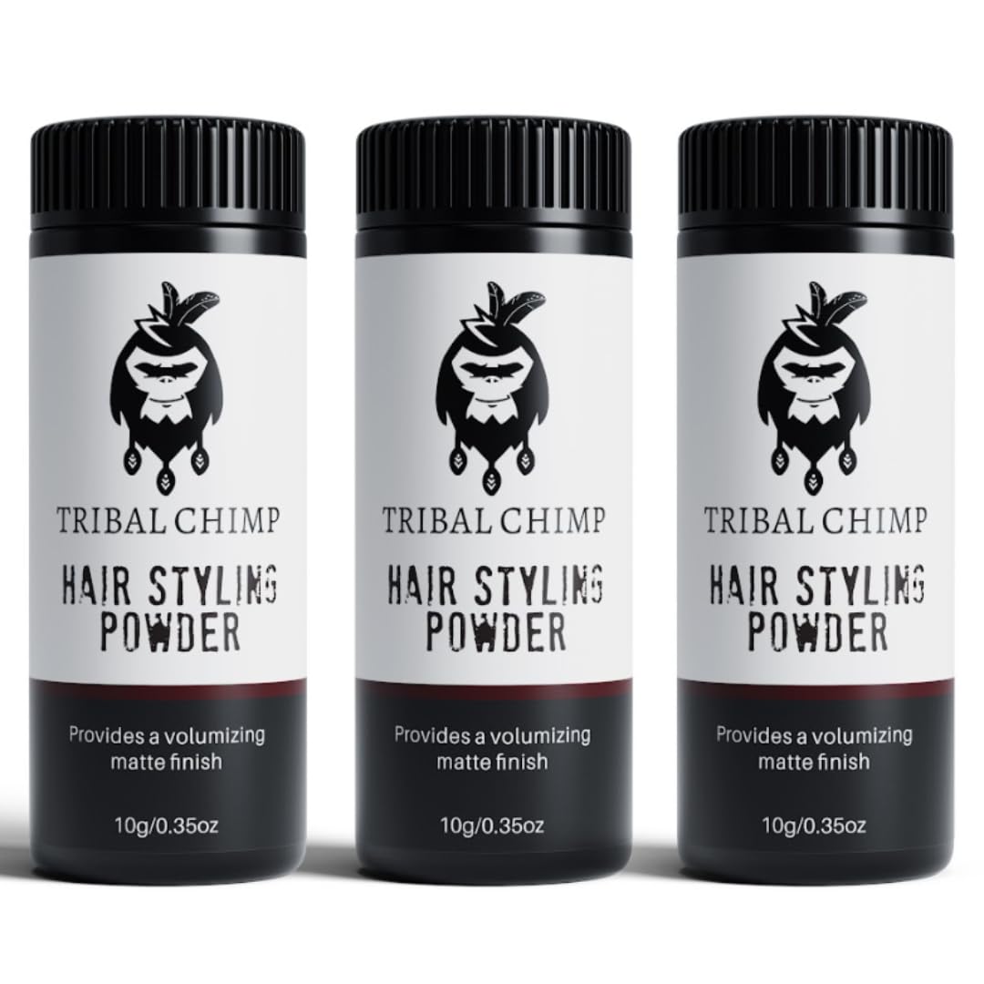 Tribal Chimp front packaging showing compact travel-ready 3x10g set and convenience