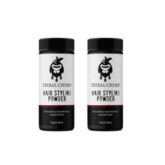 Tribal Chimp front view bottle showing compact packaging and portable styling benefit