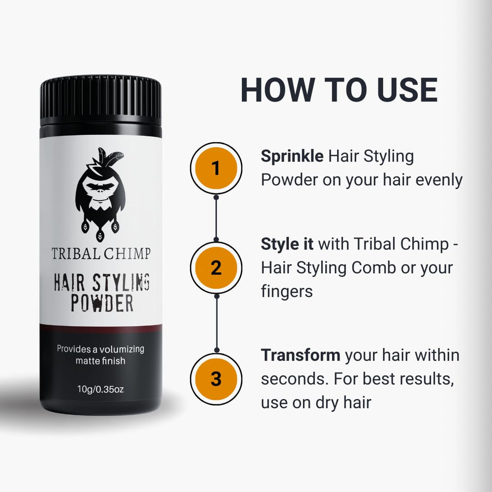 Tribal Chimp three-piece set arranged to show value and on-the-go convenience