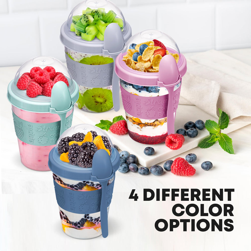 Tribello cups packed in a bag for commuting, ideal for breakfasts on the go