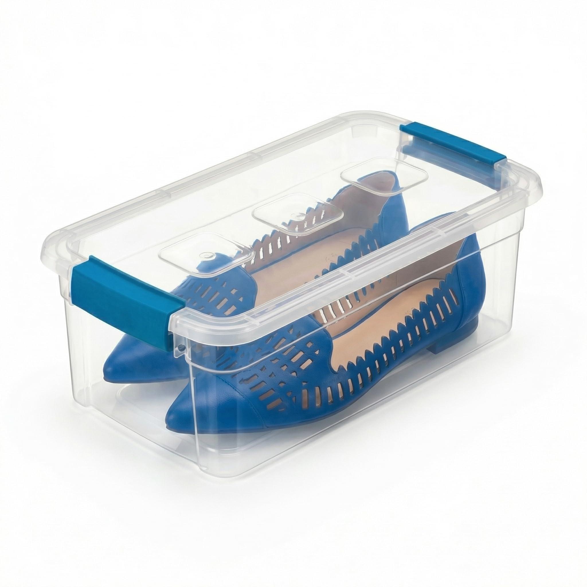Tribello held in hand for scale showing compact 6-quart size convenience