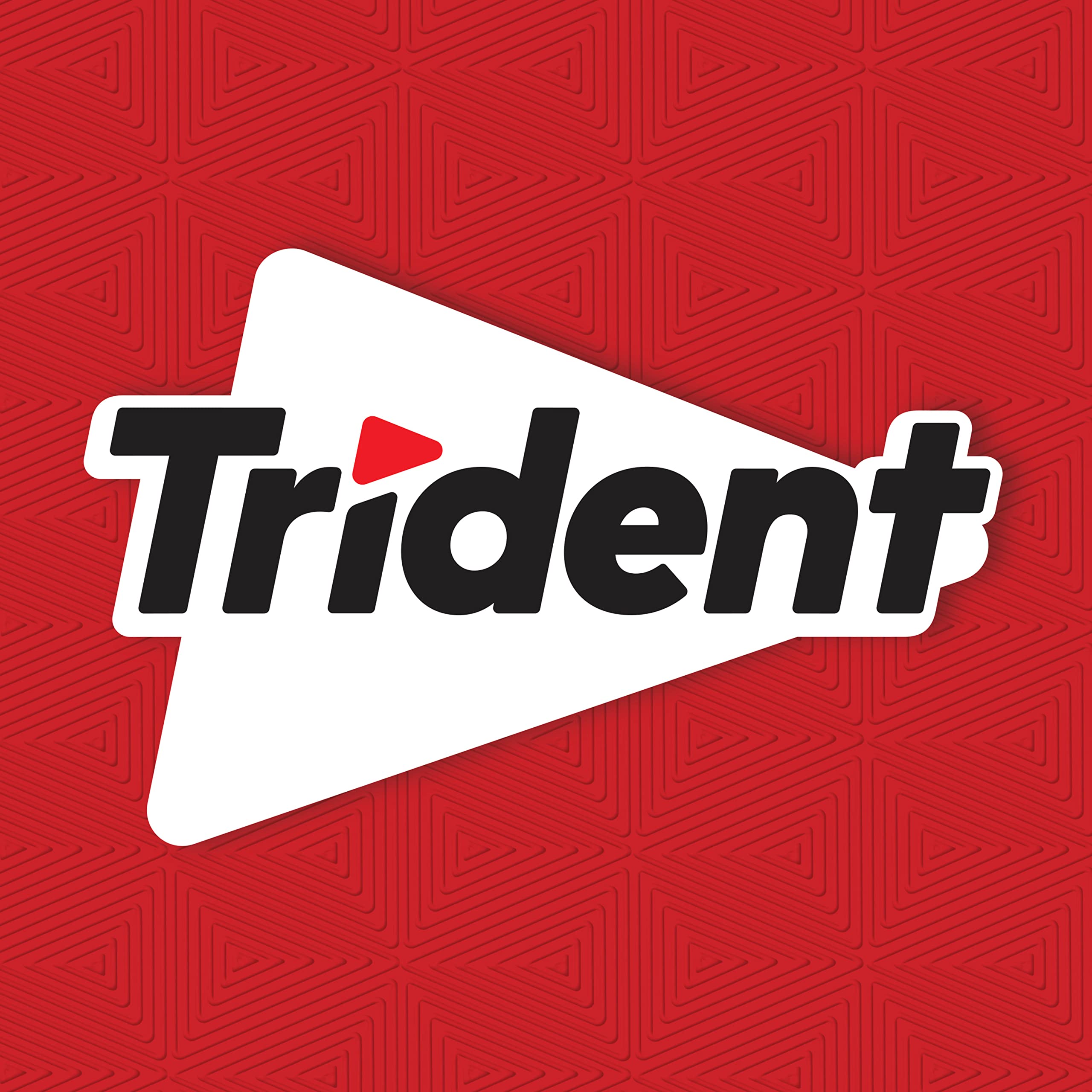 Xylitol crystals and Trident pack emphasizing sugar-free sweetening