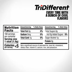 Trident cinnamon opened pack showing neat sticks and easy access benefit