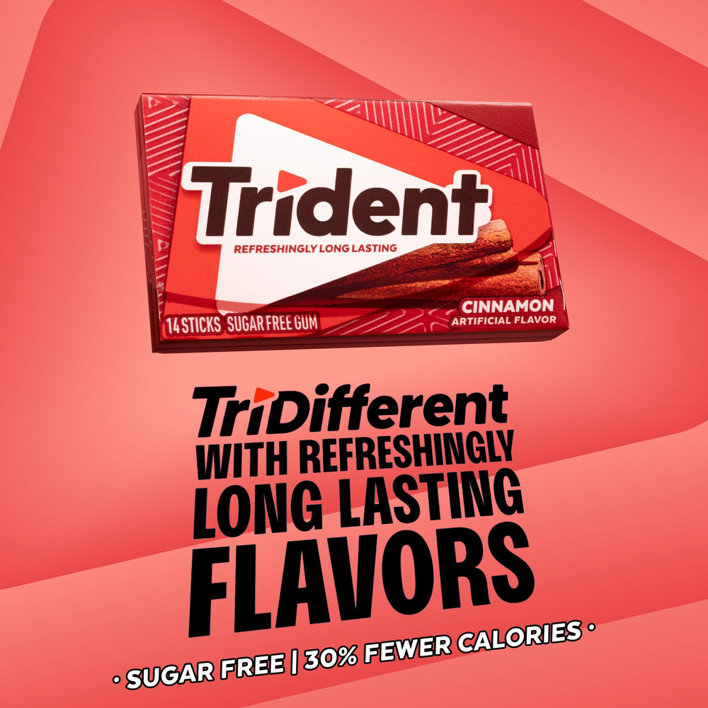 Trident cinnamon stick beside coin showing compact size and portion control