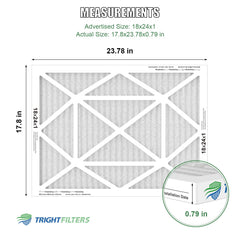 TRIGHTFILTERS close-up of pleated media showing high surface area benefit