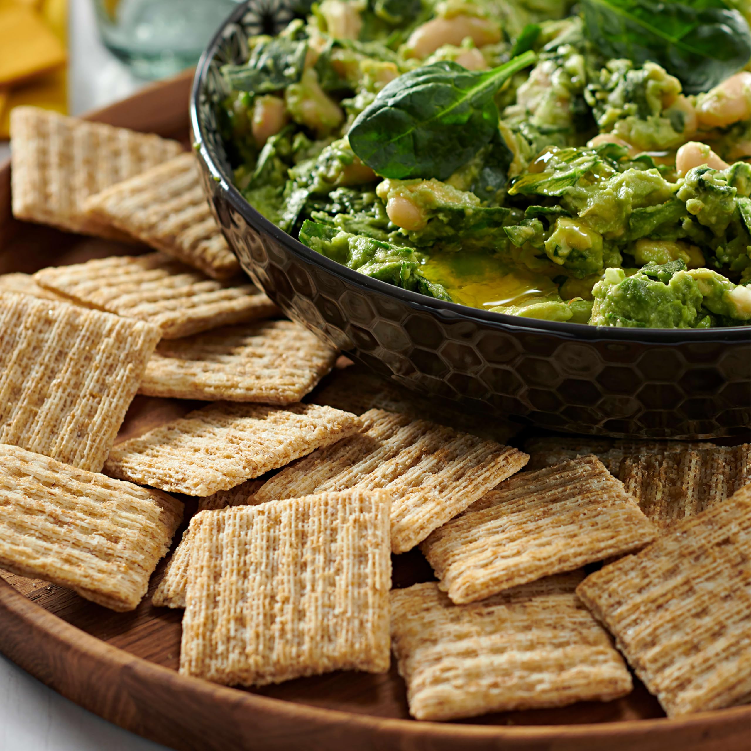Triscuit ingredient label close-up showing simple, non-GMO ingredients