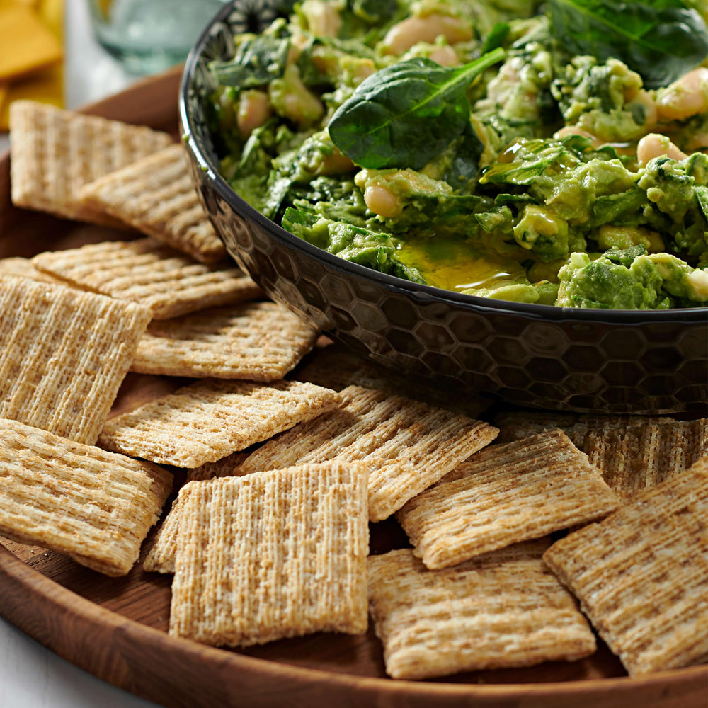 Triscuit ingredient label close-up showing simple, non-GMO ingredients