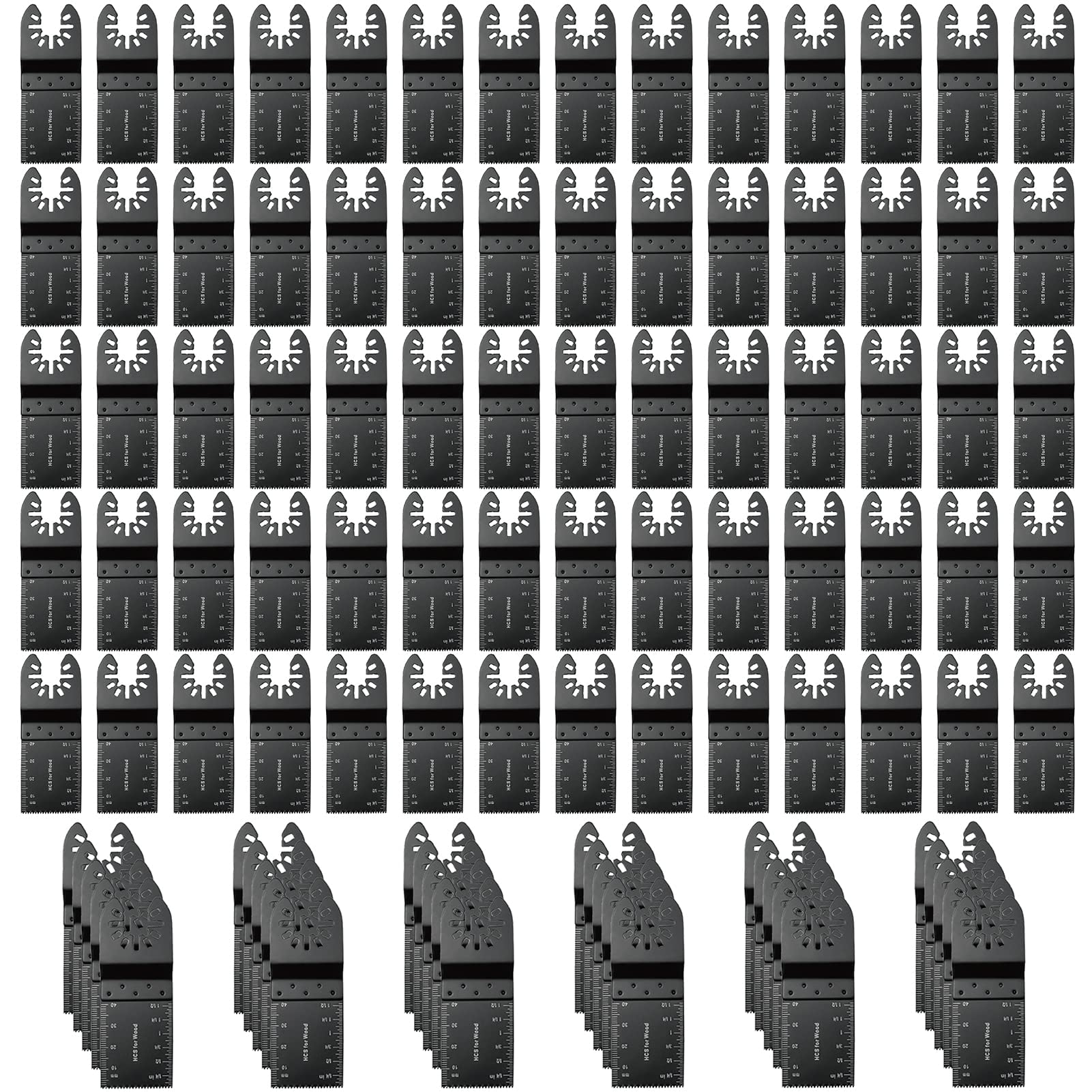 TrivdPro front packaging showing 100-piece blade assortment and benefits