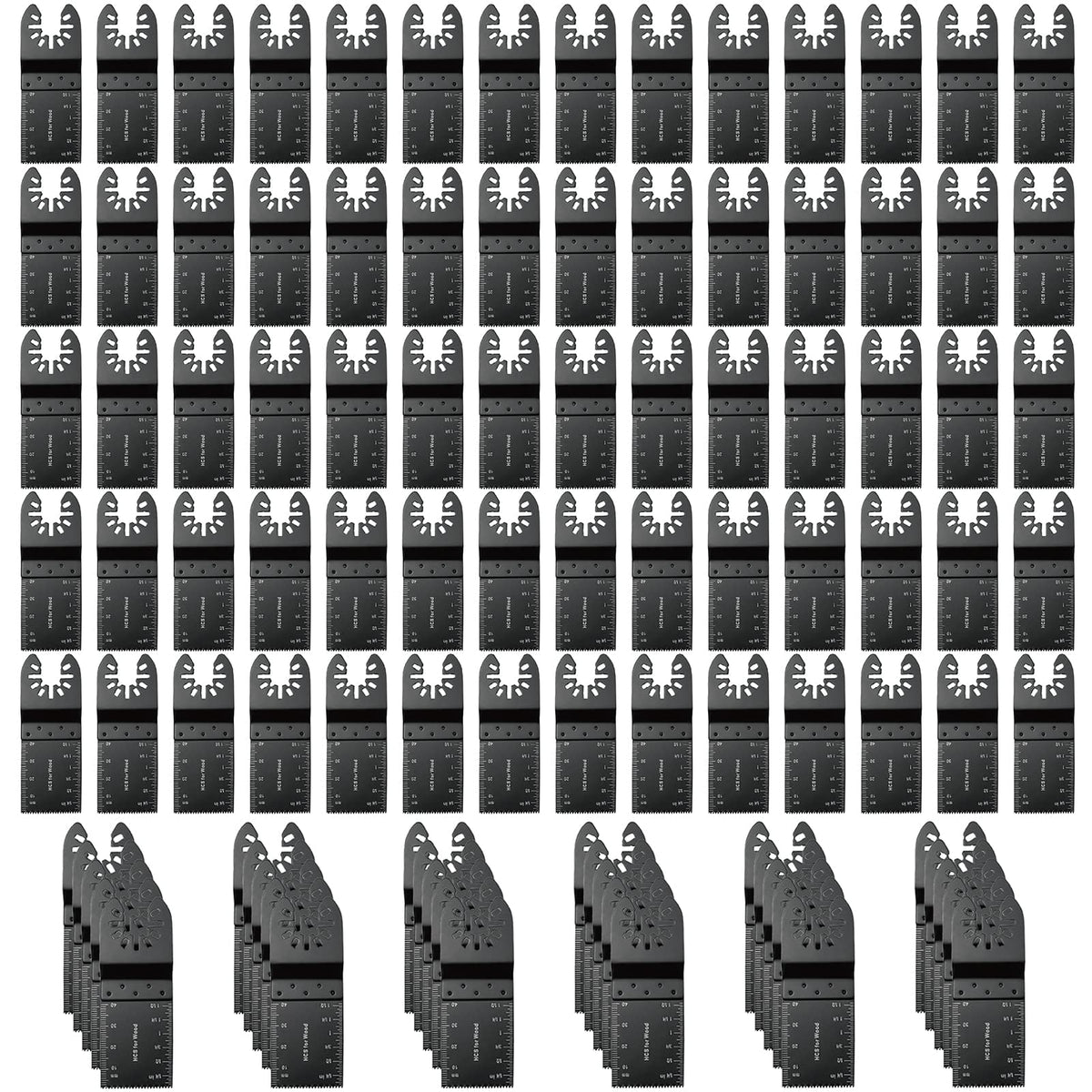 TrivdPro front packaging showing 100-piece blade assortment and benefits