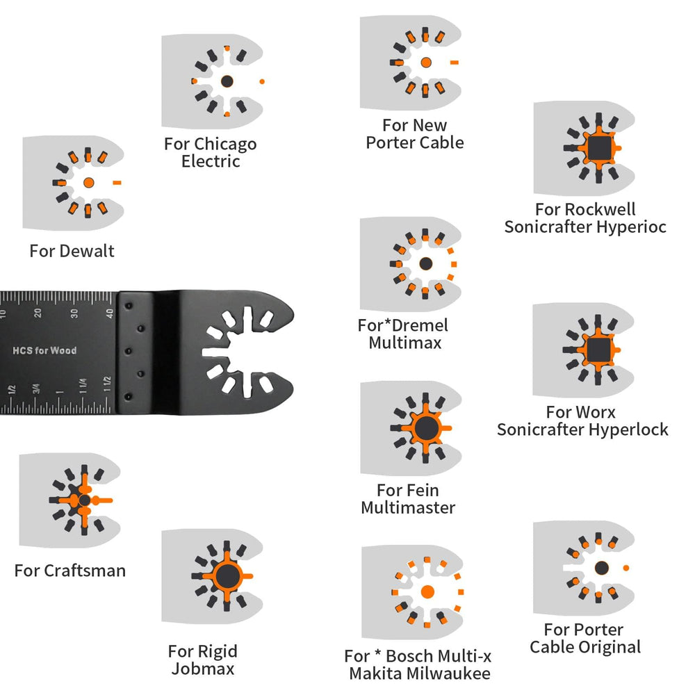 TrivdPro blade side showing inch and millimeter length markers for accuracy
