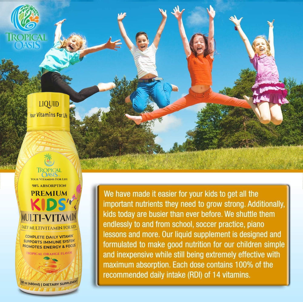 Natural fruit extracts used in Tropical Oasis emphasizing great taste