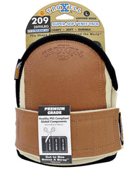 TROXELL USA kneepad side profile highlighting contoured shape and mobility benefit