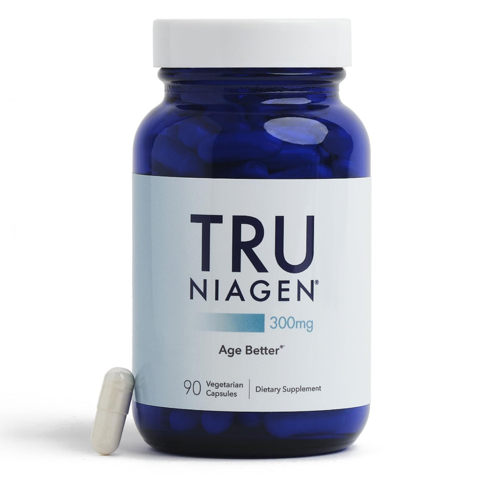 TRU NIAGEN adult taking capsule in lifestyle setting showing routine use